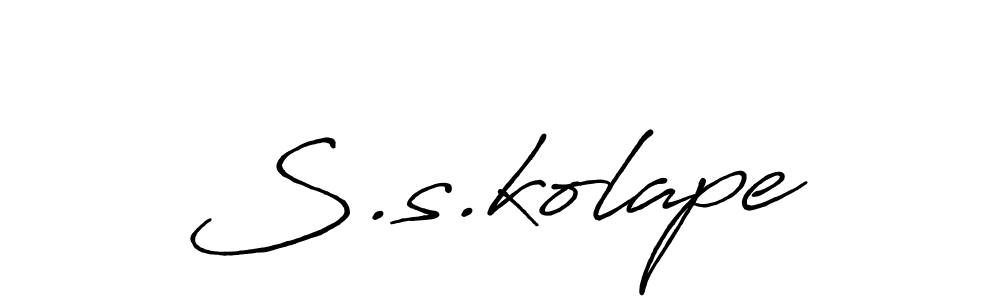 Once you've used our free online signature maker to create your best signature Antro_Vectra_Bolder style, it's time to enjoy all of the benefits that S.s.kolape name signing documents. S.s.kolape signature style 7 images and pictures png
