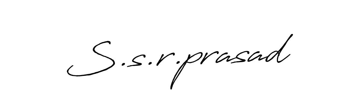 Make a beautiful signature design for name S.s.r.prasad. Use this online signature maker to create a handwritten signature for free. S.s.r.prasad signature style 7 images and pictures png