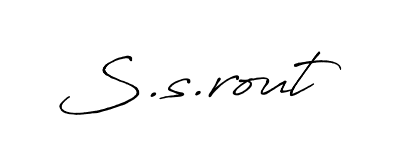 Once you've used our free online signature maker to create your best signature Antro_Vectra_Bolder style, it's time to enjoy all of the benefits that S.s.rout name signing documents. S.s.rout signature style 7 images and pictures png