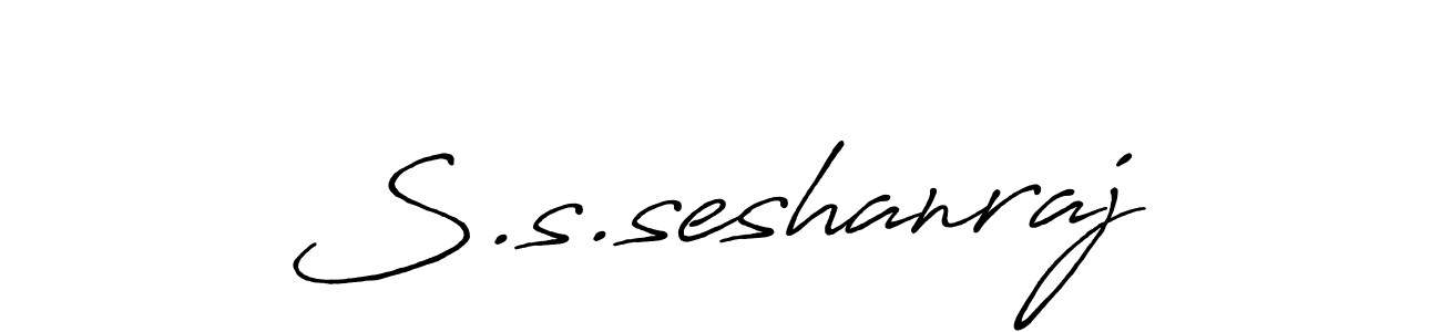 You should practise on your own different ways (Antro_Vectra_Bolder) to write your name (S.s.seshanraj) in signature. don't let someone else do it for you. S.s.seshanraj signature style 7 images and pictures png