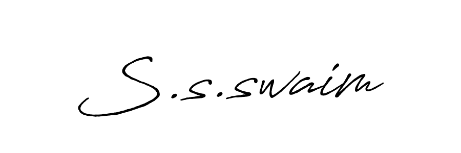 You should practise on your own different ways (Antro_Vectra_Bolder) to write your name (S.s.swaim) in signature. don't let someone else do it for you. S.s.swaim signature style 7 images and pictures png