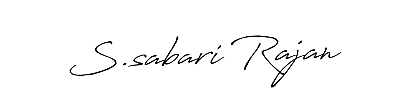 Use a signature maker to create a handwritten signature online. With this signature software, you can design (Antro_Vectra_Bolder) your own signature for name S.sabari Rajan. S.sabari Rajan signature style 7 images and pictures png