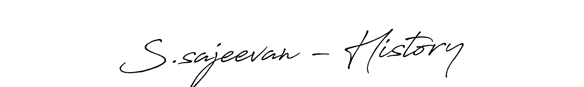 Best and Professional Signature Style for S.sajeevan - History. Antro_Vectra_Bolder Best Signature Style Collection. S.sajeevan - History signature style 7 images and pictures png