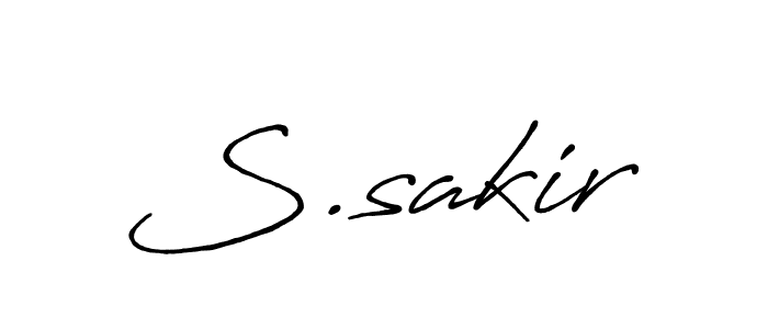 Make a beautiful signature design for name S.sakir. Use this online signature maker to create a handwritten signature for free. S.sakir signature style 7 images and pictures png