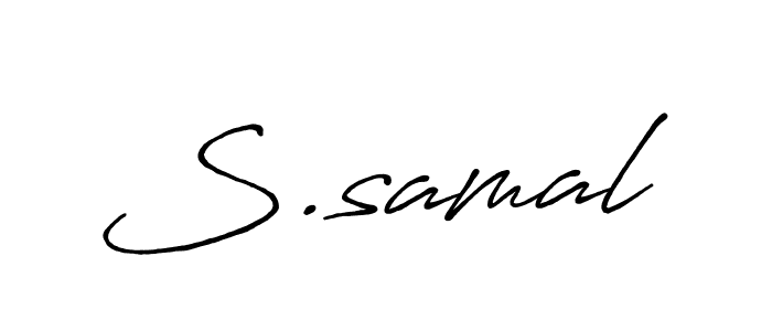 Once you've used our free online signature maker to create your best signature Antro_Vectra_Bolder style, it's time to enjoy all of the benefits that S.samal name signing documents. S.samal signature style 7 images and pictures png