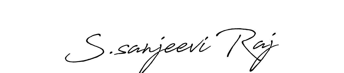 Design your own signature with our free online signature maker. With this signature software, you can create a handwritten (Antro_Vectra_Bolder) signature for name S.sanjeevi Raj. S.sanjeevi Raj signature style 7 images and pictures png