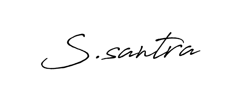 It looks lik you need a new signature style for name S.santra. Design unique handwritten (Antro_Vectra_Bolder) signature with our free signature maker in just a few clicks. S.santra signature style 7 images and pictures png