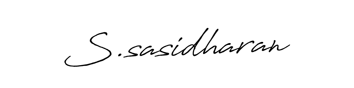 How to make S.sasidharan signature? Antro_Vectra_Bolder is a professional autograph style. Create handwritten signature for S.sasidharan name. S.sasidharan signature style 7 images and pictures png