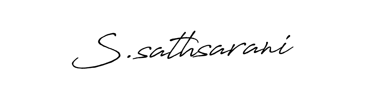 if you are searching for the best signature style for your name S.sathsarani. so please give up your signature search. here we have designed multiple signature styles  using Antro_Vectra_Bolder. S.sathsarani signature style 7 images and pictures png