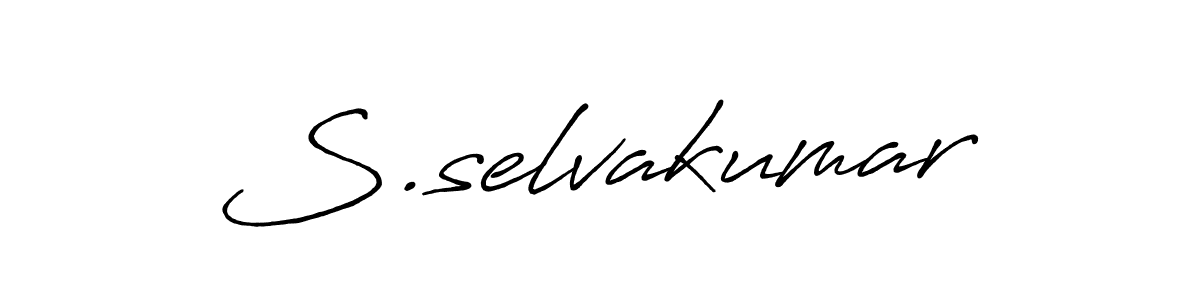 Also You can easily find your signature by using the search form. We will create S.selvakumar name handwritten signature images for you free of cost using Antro_Vectra_Bolder sign style. S.selvakumar signature style 7 images and pictures png