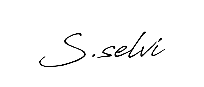 Once you've used our free online signature maker to create your best signature Antro_Vectra_Bolder style, it's time to enjoy all of the benefits that S.selvi name signing documents. S.selvi signature style 7 images and pictures png