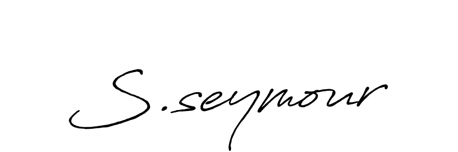 S.seymour stylish signature style. Best Handwritten Sign (Antro_Vectra_Bolder) for my name. Handwritten Signature Collection Ideas for my name S.seymour. S.seymour signature style 7 images and pictures png