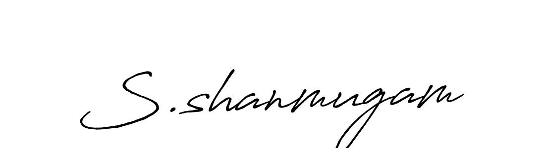 You should practise on your own different ways (Antro_Vectra_Bolder) to write your name (S.shanmugam) in signature. don't let someone else do it for you. S.shanmugam signature style 7 images and pictures png