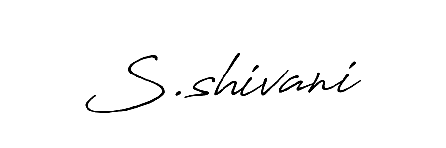 How to make S.shivani signature? Antro_Vectra_Bolder is a professional autograph style. Create handwritten signature for S.shivani name. S.shivani signature style 7 images and pictures png