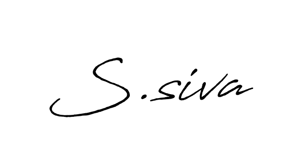 It looks lik you need a new signature style for name S.siva. Design unique handwritten (Antro_Vectra_Bolder) signature with our free signature maker in just a few clicks. S.siva signature style 7 images and pictures png