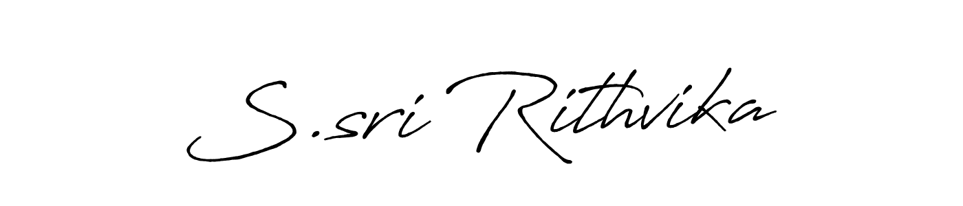 Also we have S.sri Rithvika name is the best signature style. Create professional handwritten signature collection using Antro_Vectra_Bolder autograph style. S.sri Rithvika signature style 7 images and pictures png