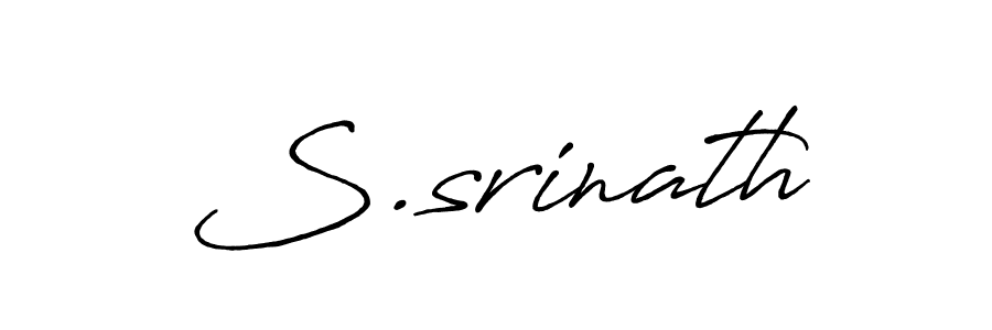 Also You can easily find your signature by using the search form. We will create S.srinath name handwritten signature images for you free of cost using Antro_Vectra_Bolder sign style. S.srinath signature style 7 images and pictures png