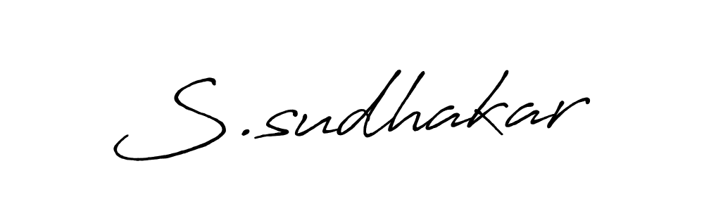 S.sudhakar stylish signature style. Best Handwritten Sign (Antro_Vectra_Bolder) for my name. Handwritten Signature Collection Ideas for my name S.sudhakar. S.sudhakar signature style 7 images and pictures png