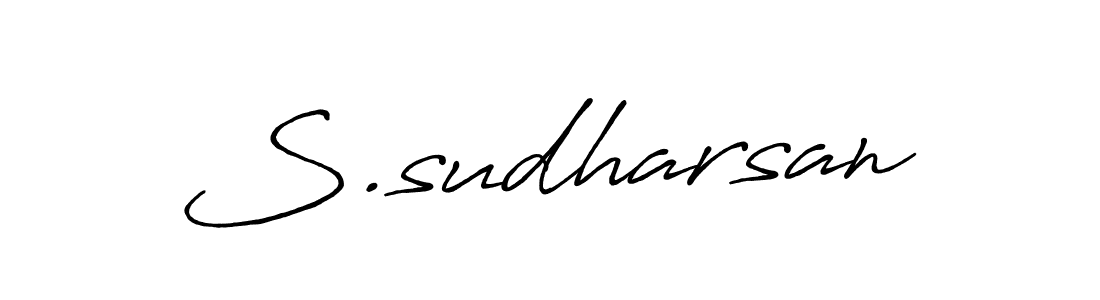 It looks lik you need a new signature style for name S.sudharsan. Design unique handwritten (Antro_Vectra_Bolder) signature with our free signature maker in just a few clicks. S.sudharsan signature style 7 images and pictures png
