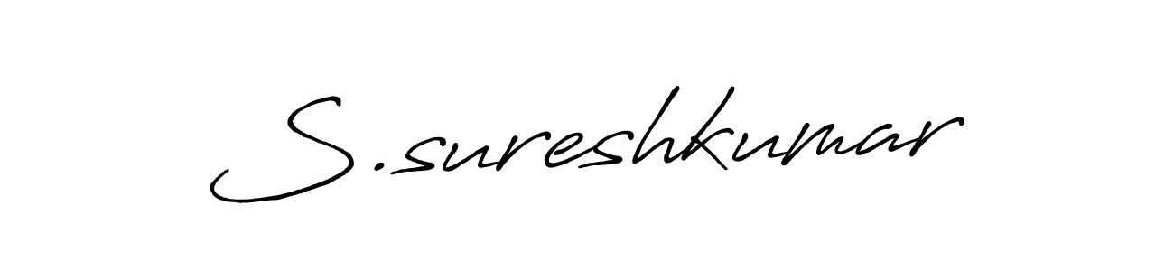 Make a beautiful signature design for name S.sureshkumar. With this signature (Antro_Vectra_Bolder) style, you can create a handwritten signature for free. S.sureshkumar signature style 7 images and pictures png