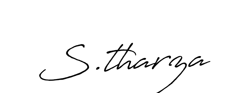 Design your own signature with our free online signature maker. With this signature software, you can create a handwritten (Antro_Vectra_Bolder) signature for name S.tharza. S.tharza signature style 7 images and pictures png