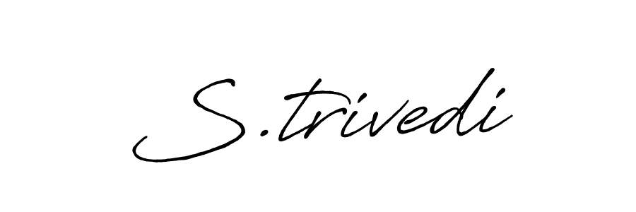 Also You can easily find your signature by using the search form. We will create S.trivedi name handwritten signature images for you free of cost using Antro_Vectra_Bolder sign style. S.trivedi signature style 7 images and pictures png