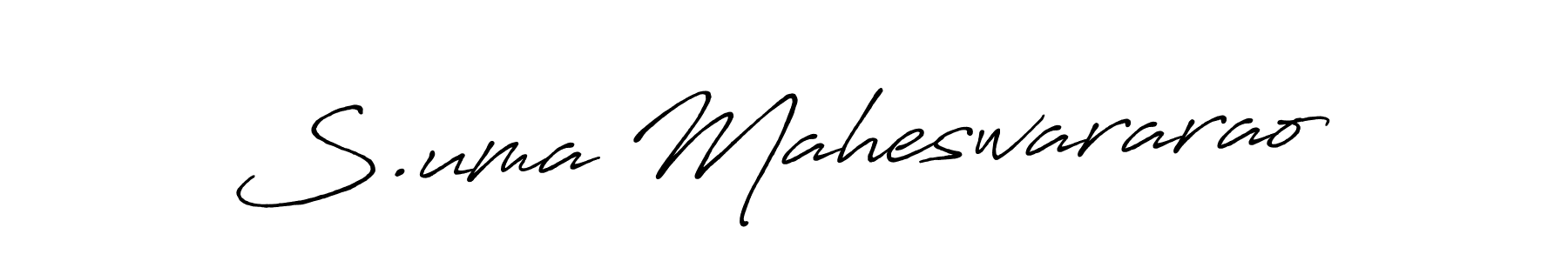 This is the best signature style for the S.uma Maheswararao name. Also you like these signature font (Antro_Vectra_Bolder). Mix name signature. S.uma Maheswararao signature style 7 images and pictures png