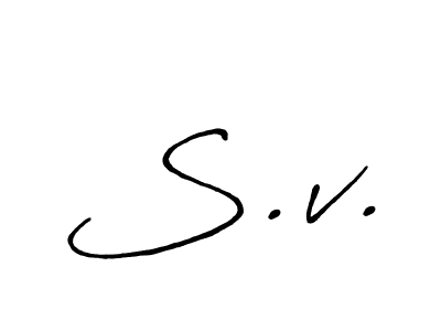 You can use this online signature creator to create a handwritten signature for the name S.v.. This is the best online autograph maker. S.v. signature style 7 images and pictures png