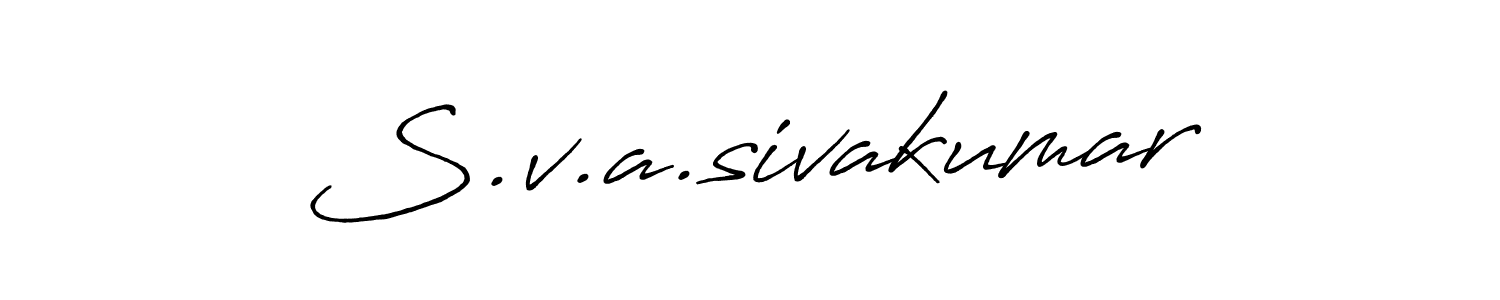 Make a beautiful signature design for name S.v.a.sivakumar. Use this online signature maker to create a handwritten signature for free. S.v.a.sivakumar signature style 7 images and pictures png