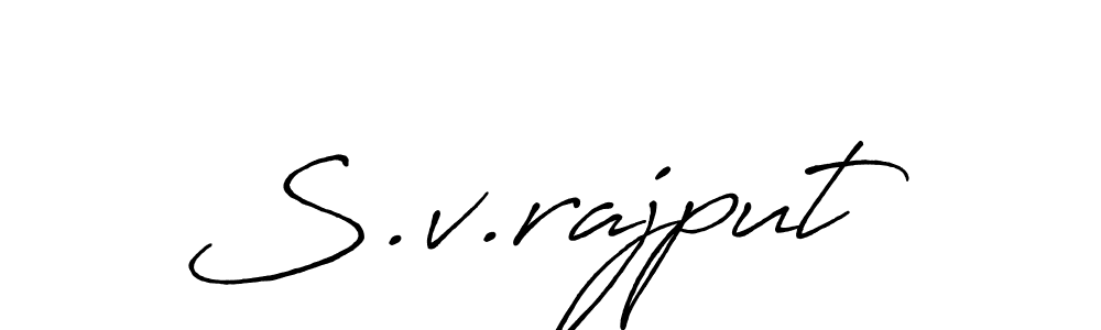 Once you've used our free online signature maker to create your best signature Antro_Vectra_Bolder style, it's time to enjoy all of the benefits that S.v.rajput name signing documents. S.v.rajput signature style 7 images and pictures png