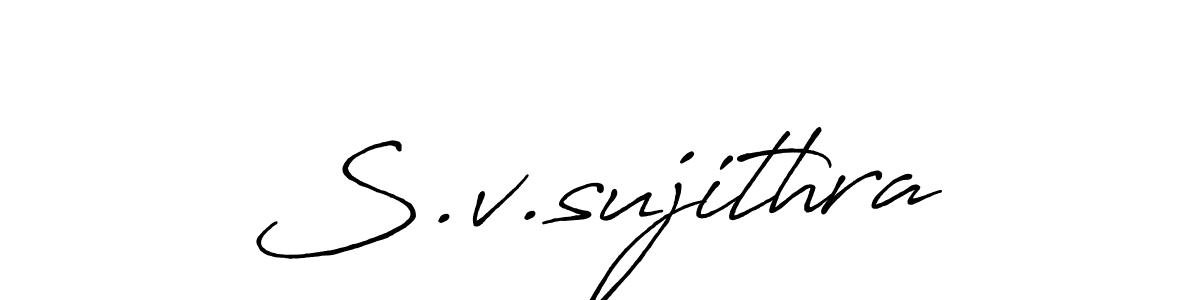 Best and Professional Signature Style for S.v.sujithra. Antro_Vectra_Bolder Best Signature Style Collection. S.v.sujithra signature style 7 images and pictures png