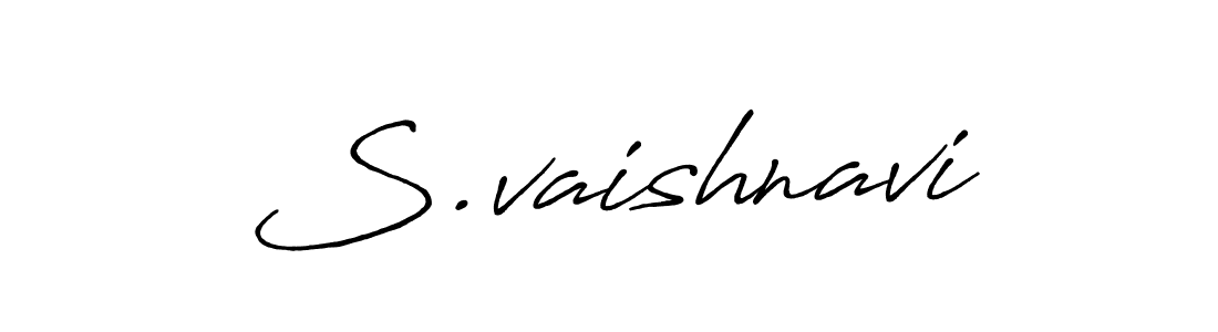 Make a beautiful signature design for name S.vaishnavi. Use this online signature maker to create a handwritten signature for free. S.vaishnavi signature style 7 images and pictures png