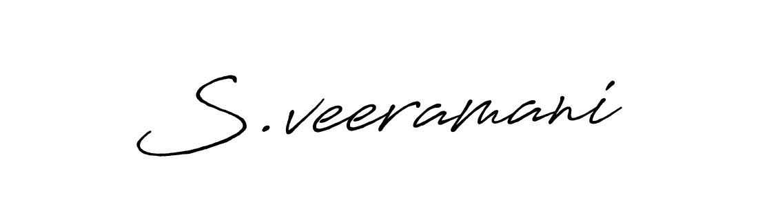 You should practise on your own different ways (Antro_Vectra_Bolder) to write your name (S.veeramani) in signature. don't let someone else do it for you. S.veeramani signature style 7 images and pictures png
