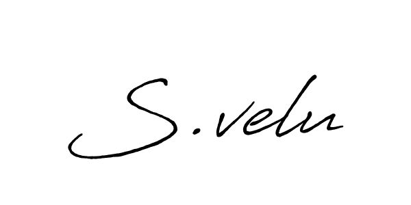 Similarly Antro_Vectra_Bolder is the best handwritten signature design. Signature creator online .You can use it as an online autograph creator for name S.velu. S.velu signature style 7 images and pictures png