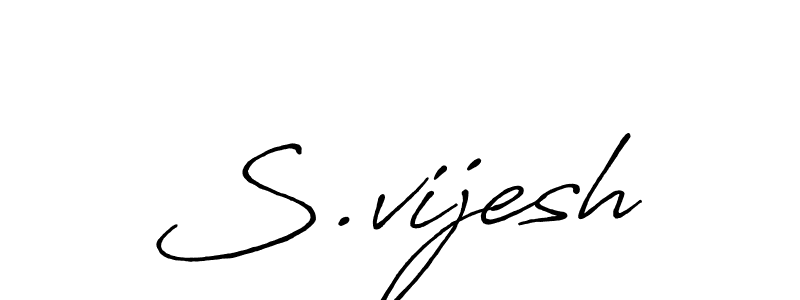 Make a short S.vijesh signature style. Manage your documents anywhere anytime using Antro_Vectra_Bolder. Create and add eSignatures, submit forms, share and send files easily. S.vijesh signature style 7 images and pictures png