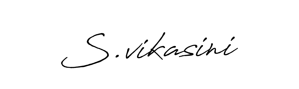 Make a beautiful signature design for name S.vikasini. Use this online signature maker to create a handwritten signature for free. S.vikasini signature style 7 images and pictures png