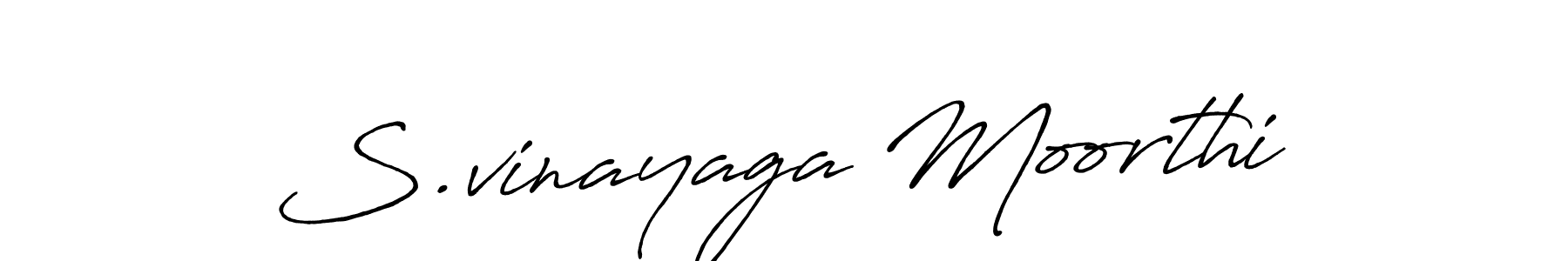 You should practise on your own different ways (Antro_Vectra_Bolder) to write your name (S.vinayaga Moorthi) in signature. don't let someone else do it for you. S.vinayaga Moorthi signature style 7 images and pictures png