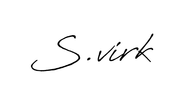 if you are searching for the best signature style for your name S.virk. so please give up your signature search. here we have designed multiple signature styles  using Antro_Vectra_Bolder. S.virk signature style 7 images and pictures png