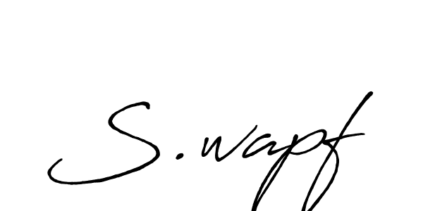 if you are searching for the best signature style for your name S.wapf. so please give up your signature search. here we have designed multiple signature styles  using Antro_Vectra_Bolder. S.wapf signature style 7 images and pictures png