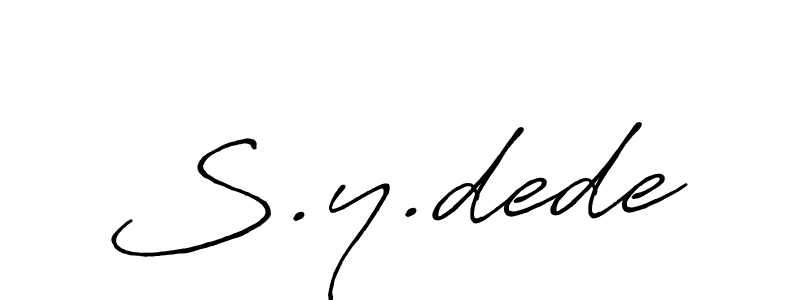 See photos of S.y.dede official signature by Spectra . Check more albums & portfolios. Read reviews & check more about Antro_Vectra_Bolder font. S.y.dede signature style 7 images and pictures png