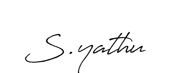 Antro_Vectra_Bolder is a professional signature style that is perfect for those who want to add a touch of class to their signature. It is also a great choice for those who want to make their signature more unique. Get S.yathu name to fancy signature for free. S.yathu signature style 7 images and pictures png