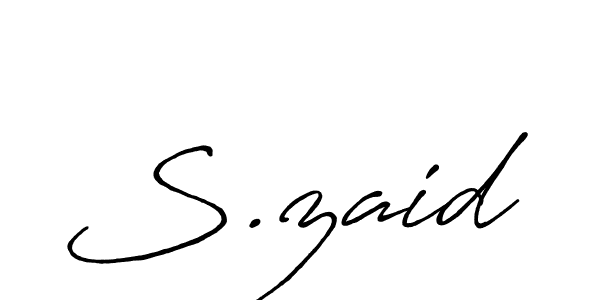 Best and Professional Signature Style for S.zaid. Antro_Vectra_Bolder Best Signature Style Collection. S.zaid signature style 7 images and pictures png