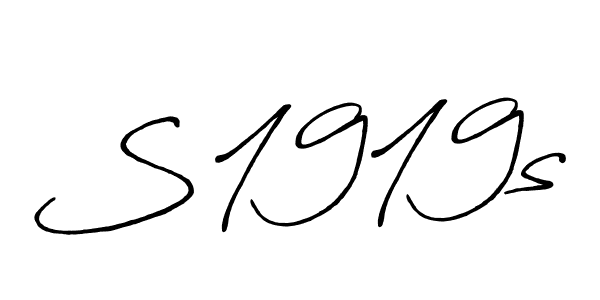 How to make S1919s name signature. Use Antro_Vectra_Bolder style for creating short signs online. This is the latest handwritten sign. S1919s signature style 7 images and pictures png