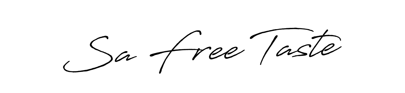 Make a beautiful signature design for name Sa Free Taste. Use this online signature maker to create a handwritten signature for free. Sa Free Taste signature style 7 images and pictures png