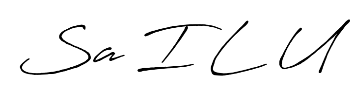 Sa I L U stylish signature style. Best Handwritten Sign (Antro_Vectra_Bolder) for my name. Handwritten Signature Collection Ideas for my name Sa I L U. Sa I L U signature style 7 images and pictures png
