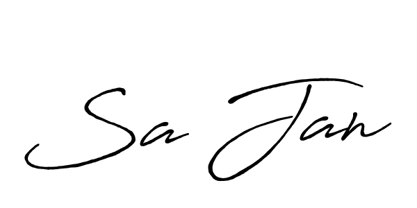 Here are the top 10 professional signature styles for the name Sa Jan. These are the best autograph styles you can use for your name. Sa Jan signature style 7 images and pictures png