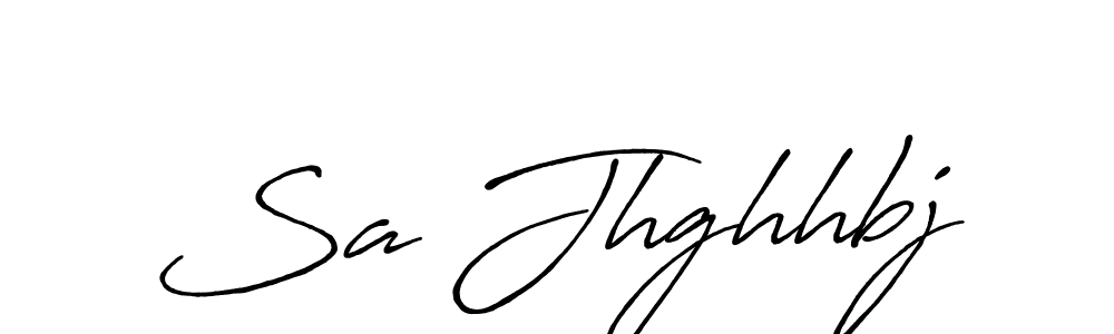 How to make Sa Jhghhbj name signature. Use Antro_Vectra_Bolder style for creating short signs online. This is the latest handwritten sign. Sa Jhghhbj signature style 7 images and pictures png