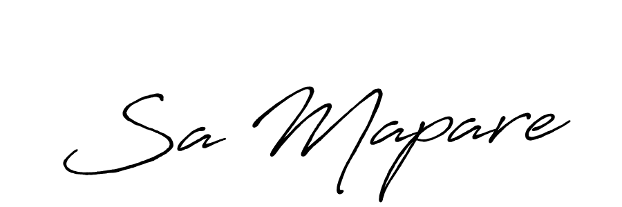 Sa Mapare stylish signature style. Best Handwritten Sign (Antro_Vectra_Bolder) for my name. Handwritten Signature Collection Ideas for my name Sa Mapare. Sa Mapare signature style 7 images and pictures png