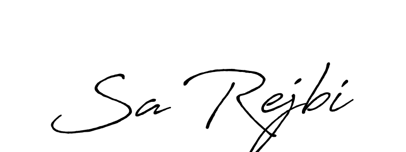 Also we have Sa Rejbi name is the best signature style. Create professional handwritten signature collection using Antro_Vectra_Bolder autograph style. Sa Rejbi signature style 7 images and pictures png