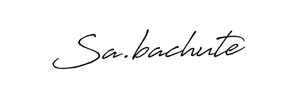 Best and Professional Signature Style for Sa.bachute. Antro_Vectra_Bolder Best Signature Style Collection. Sa.bachute signature style 7 images and pictures png